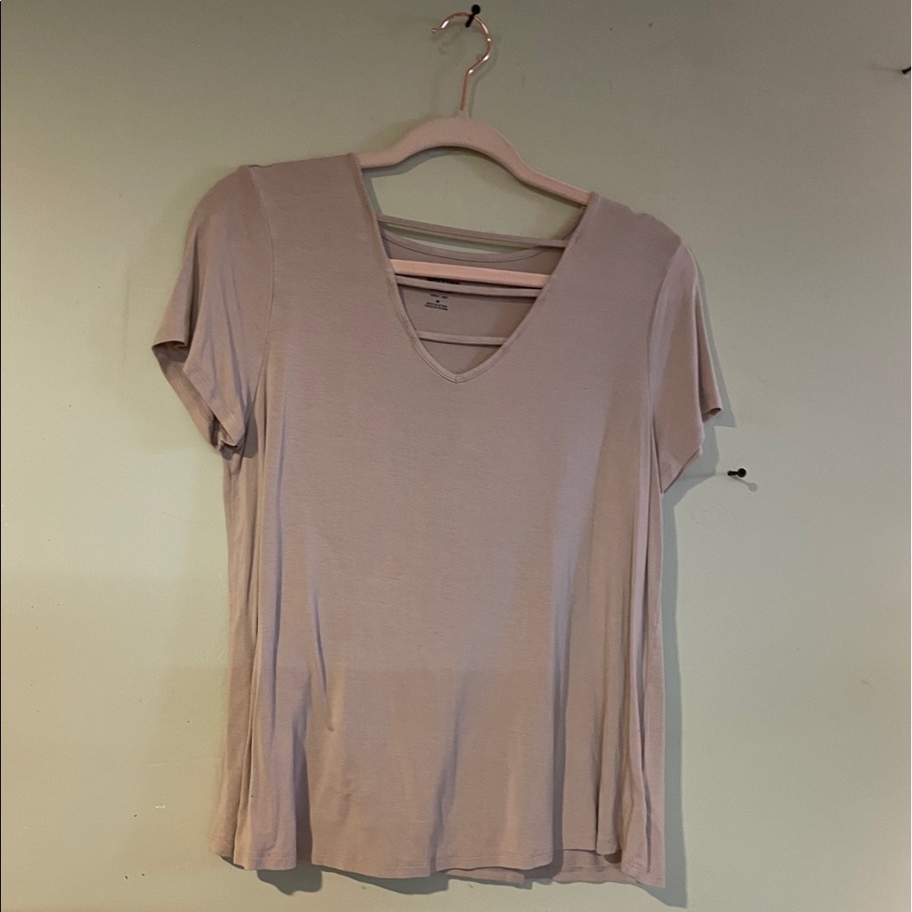 Light Pink V-neck shirt